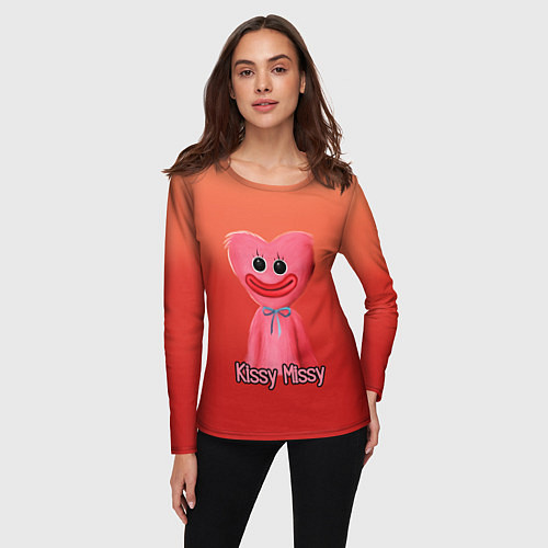 Женский лонгслив КИССИ МИССИ KISSY MISSY / 3D-принт – фото 3