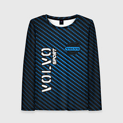 Лонгслив женский VOLVO Volvo Sport Карбон, цвет: 3D-принт