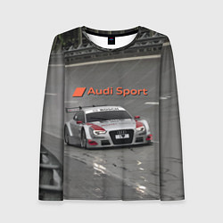 Лонгслив женский Audi Sport Racing Team Short Track Car Racing Авто, цвет: 3D-принт