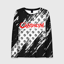 Лонгслив женский Chaoseum Pattern Logo, цвет: 3D-принт