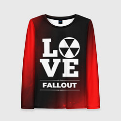 Лонгслив женский Fallout Love Классика, цвет: 3D-принт