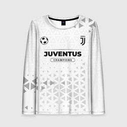 Лонгслив женский Juventus Champions Униформа, цвет: 3D-принт