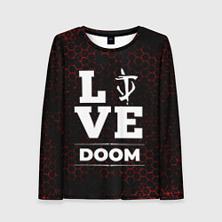 Лонгслив женский Doom Love Классика, цвет: 3D-принт