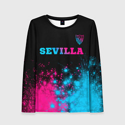 Лонгслив женский Sevilla Neon Gradient, цвет: 3D-принт