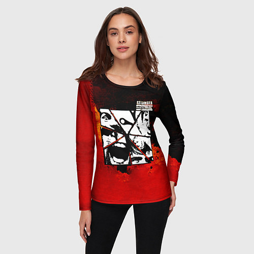 Женский лонгслив Больше чем любовь - Stigmata / 3D-принт – фото 3