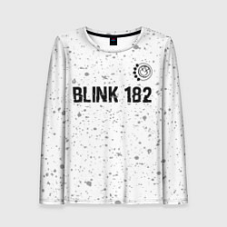 Лонгслив женский Blink 182 Glitch на светлом фоне, цвет: 3D-принт
