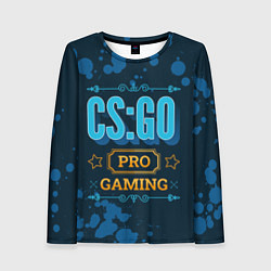 Лонгслив женский Игра CS:GO: PRO Gaming, цвет: 3D-принт