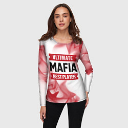 Лонгслив женский Mafia: красные таблички Best Player и Ultimate, цвет: 3D-принт — фото 2