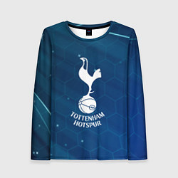 Лонгслив женский Tottenham hotspur Соты абстракция, цвет: 3D-принт