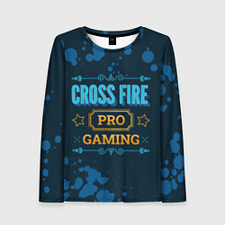 Лонгслив женский Игра Cross Fire: pro gaming, цвет: 3D-принт