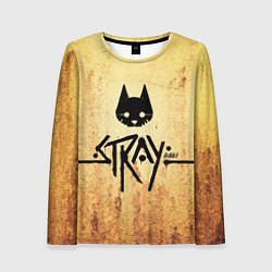 Лонгслив женский Игра бродячий кот stray game cat, цвет: 3D-принт
