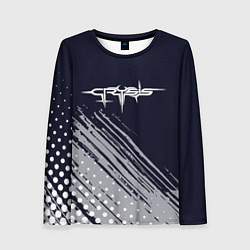 Лонгслив женский Crysis Remastered - краска, цвет: 3D-принт