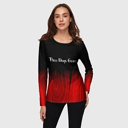 Лонгслив женский Three Days Grace red plasma, цвет: 3D-принт — фото 2