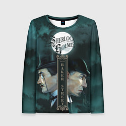 Лонгслив женский Sherlock vs Moriarty, цвет: 3D-принт
