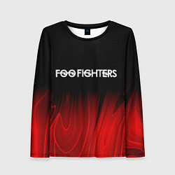 Лонгслив женский Foo Fighters red plasma, цвет: 3D-принт