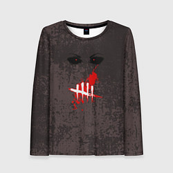 Женский лонгслив Черные глаза