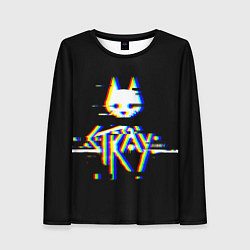 Лонгслив женский Stray glitch logo, цвет: 3D-принт