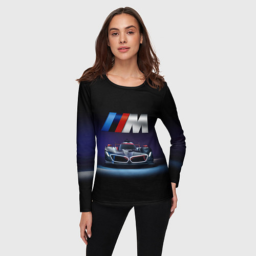 Женский лонгслив BMW M Performance Motorsport / 3D-принт – фото 3