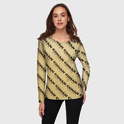 Лонгслив женский Конан эксайлс узор, цвет: 3D-принт — фото 2