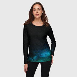 Лонгслив женский Deep stars, цвет: 3D-принт — фото 2
