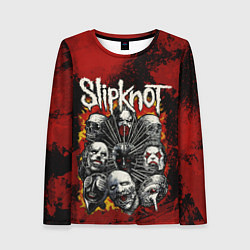 Лонгслив женский Slipknot rock, цвет: 3D-принт