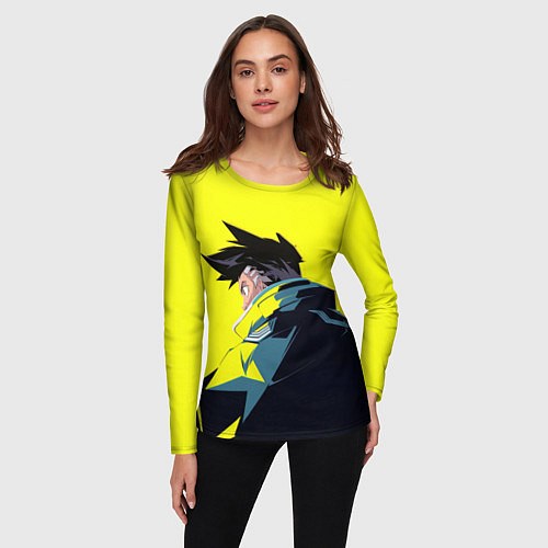 Женский лонгслив Дэвид Мартинес - эджраннер / 3D-принт – фото 3