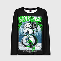 Лонгслив женский Blink snowman, цвет: 3D-принт