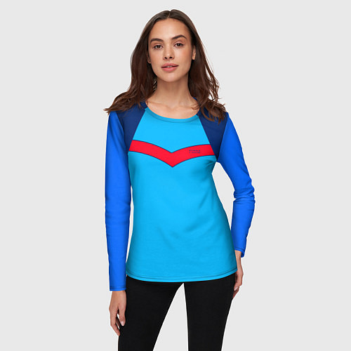 Женский лонгслив Спортик из 90х FIRM / 3D-принт – фото 3