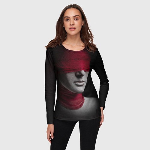 Женский лонгслив Красная мумия / 3D-принт – фото 3
