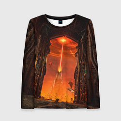 Лонгслив женский Doom врата ада, цвет: 3D-принт