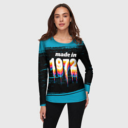 Лонгслив женский Made in 1972: liquid art, цвет: 3D-принт — фото 2