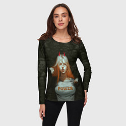 Лонгслив женский Power - Anime Chainsaw Man, цвет: 3D-принт — фото 2