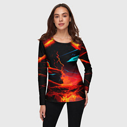 Лонгслив женский Иное измерение, цвет: 3D-принт — фото 2