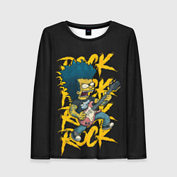 Лонгслив женский Rock Simpson, цвет: 3D-принт