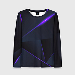 Женский лонгслив Geometry stripes neon stiil