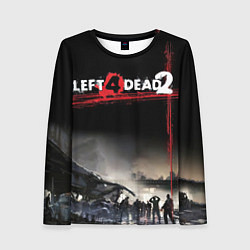 Лонгслив женский Left 4 dead ночной город, цвет: 3D-принт