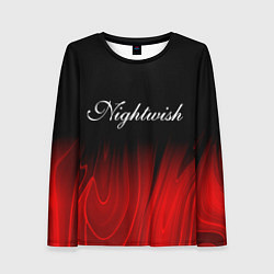 Женский лонгслив Nightwish red plasma