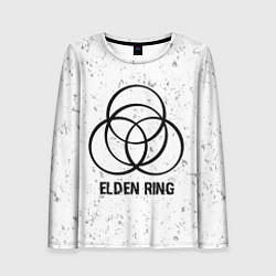 Лонгслив женский Elden Ring glitch на светлом фоне, цвет: 3D-принт