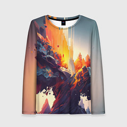 Лонгслив женский Красивый апокалипис, цвет: 3D-принт