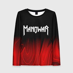 Женский лонгслив Manowar red plasma