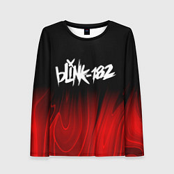 Женский лонгслив Blink 182 red plasma