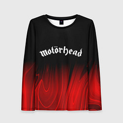 Лонгслив женский Motorhead red plasma, цвет: 3D-принт