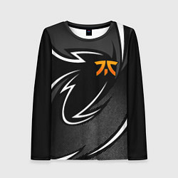 Женский лонгслив Fnatic - white line