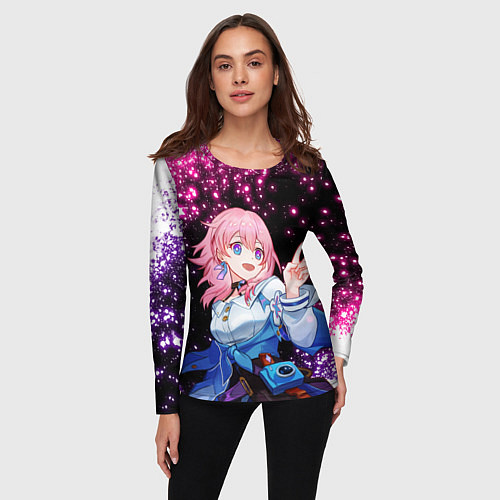 Женский лонгслив Star rail - хонкай / 3D-принт – фото 3