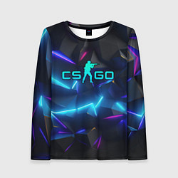 Лонгслив женский CS GO neon style, цвет: 3D-принт