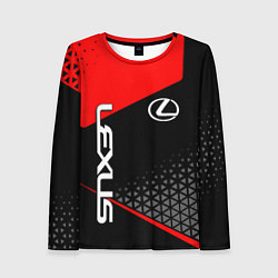 Лонгслив женский Lexus - red sportwear, цвет: 3D-принт