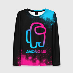 Лонгслив женский Among Us - neon gradient, цвет: 3D-принт
