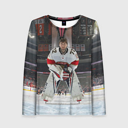 Лонгслив женский Sergey Bobrovsky - Florida panthers - hockey, цвет: 3D-принт