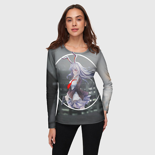 Женский лонгслив Touhou Project Рейсен Удонгейн Инаба / 3D-принт – фото 3