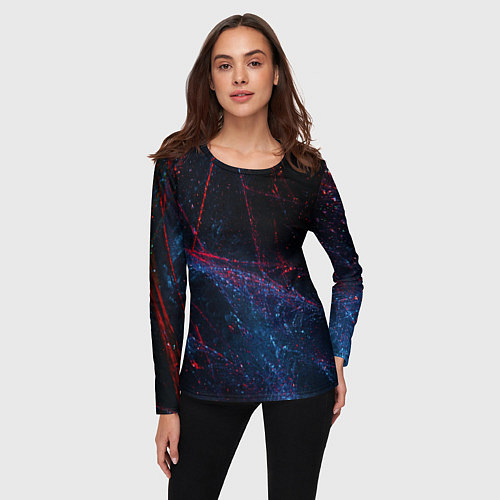 Женский лонгслив В случае крайней необходимости станцуй брейк данс / 3D-принт – фото 3